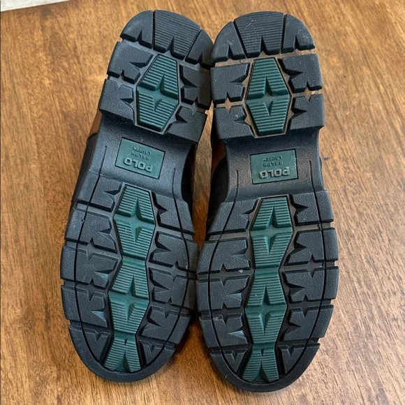 Polo by Ralph Lauren Mens Kewzip Brown Leather Duck Shoe - Picture 3 of 7